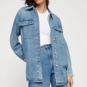Dynamite Denim Shacket